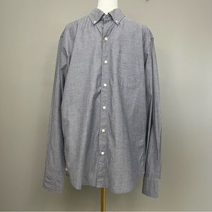 Bonobos Casual Slim Fit Button Down Long Sleeve Blue Shirt Large Cotton Stretch